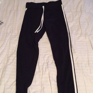 Black and white leggings